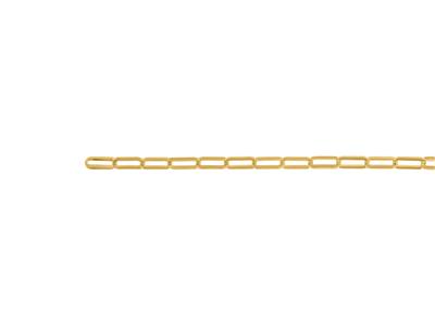 Kette Mit Rechteckigen Maschen 4,20mm, Gelbgold 18k. Ref. 00862bis - Standard Bild - 3