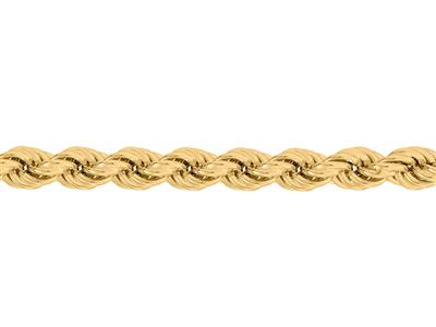 Hohle Seilkette 4,90 Mm, Gelbgold 18k. Ref. 00184 - Standard Bild - 2
