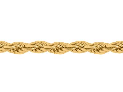 Massive Mechanische Kordelkette 2 Mm, Gelbgold 18k. Ref. 00143 - Standard Bild - 2