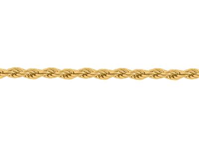 Massive Mechanische Kordelkette 2 Mm, Gelbgold 18k. Ref. 00143 - Standard Bild - 3