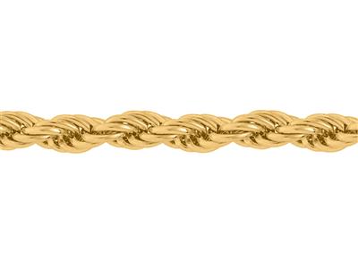 Kette Mechanische Kordel 2,40 Mm, Gelbgold 18k. Ref. 00144