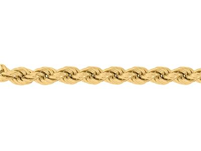 Kette Hohlseil 6 Mm, Gelbgold 18k. Ref. 00187 - Standard Bild - 3