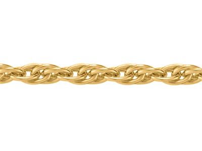 Kette Mit Doppelter Forat-masche 1,20 Mm, 18k Gelbgold. Ref. 00919