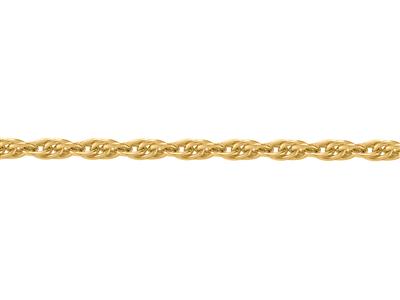 Kette Mit Doppelter For\at-masche 1,20 Mm, 18k Gelbgold. Ref. 00919 - Standard Bild - 3