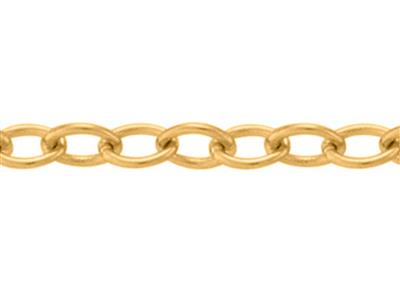 Kette Leicht Runde Ankerkette Maschenweite 1,20 Mm, 18k Gelbgold. Ref.00876