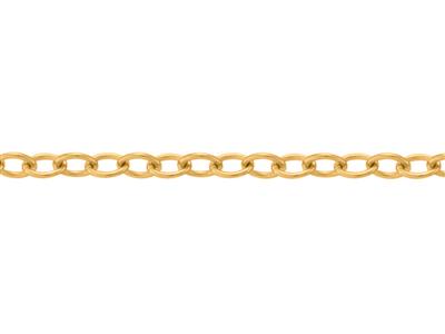 Kette Leicht Runde Ankerkette Maschenweite 1,20 Mm, 18k Gelbgold. Ref.00876 - Standard Bild - 3