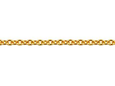 Chaîne Maille For\at Ronde 0,90 Mm,or Jaune 18k 3n. R{f. 00325 - Standard Bild - 3
