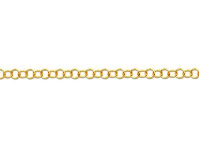 Chaîne Maille Anneau Massive 2,40 Mm, Or Jaune 18k. R{f. 00886 - Standard Bild - 3