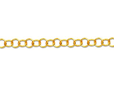 Massiv 4,80 MM Ringgliederkette, 18k Gelbgold. Ref. 00887 - Standard Bild - 2