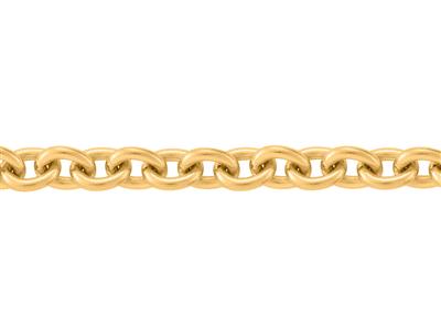 Kette Aus Runden For\at-maschen 2 Mm, Gelbgold 18k. Ref. 00350 - Standard Bild - 2