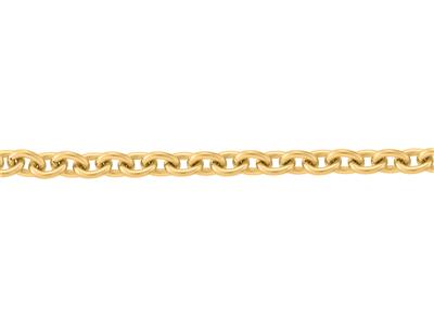 Kette Netz Runde Ankerkette 3,70 Mm, 18k Gelbgold. Ref. 00395 - Standard Bild - 3