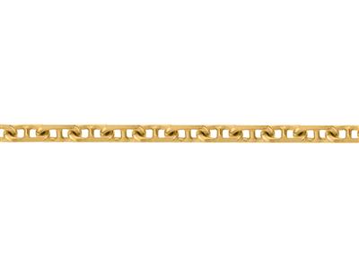 Diamantgeschliffene Ankerkette Marine, 2,30 Mm, 18k Gelbgold. Ref. 00212 - Standard Bild - 3