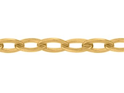 Kette Netz Flache Gliederkette Spiegel 1,50 Mm, 18k Gelbgold. Ref. 00883