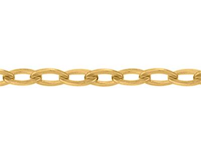Kette Netz Flache Gliederkette Spiegel0,90 mm, 18k Gelbgold. Ref. 00881 - Standard Bild - 2