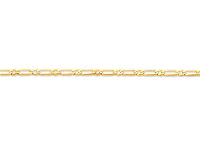 Kette Mit Alternierenden Maschen 1/1 Ultraflach, 6-seitig Gefeilt, 4,90 Mm, 18k-gelbgold - Standard Bild - 3