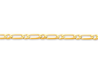 Kette Alternatives Netz 1/1, Ultraflach Gefeilt, 6 Seiten, 6,80 Mm, 18k Gelbgold - Standard Bild - 2
