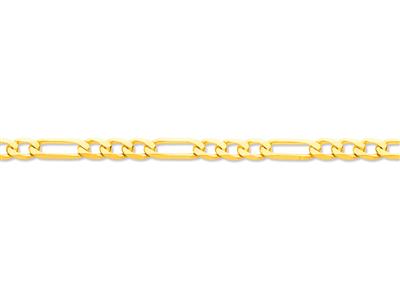 Kette Alternatives Netz 1/3, Ultraflach Gefeilt, 6 Seiten, 5,60 Mm, 18k Gelbgold - Standard Bild - 3