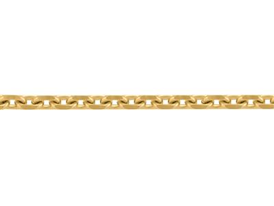 Kette Ankerkette Diamantmasche 1 Mm, 18k Gelbgold. Ref. 00430 - Standard Bild - 3