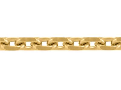 Diamantgeschnittene Forat-kette 1,10mm, 18k Gelbgold. Ref. 00433