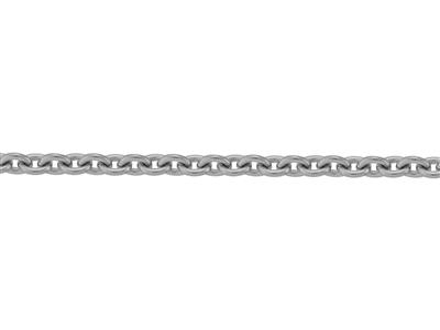 Kette Maschenweite Runde Ankerkette2,30 Mm, 18k Graugold Rhodiniert. Ref. 00360 - Standard Bild - 3