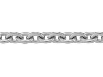 Kette Maschenweite Runde Ankerkette2,30 Mm, 18k Weissgold Pd 13. Ref. 00360