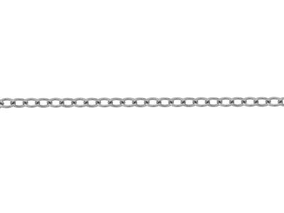Kette Mesh Ovale Ankerkette 1,70 Mm, Gold Grau 18k Pd 6. Ref. 20027 - Standard Bild - 3