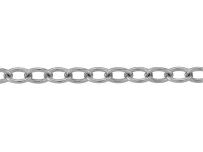 Kette Mesh Ovale Ankerkette 3 Mm, Orgris 18k Pd 6. Ref. 20028