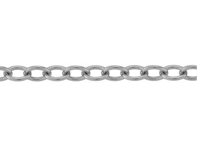 Chain 20028 Forcat Ovale 3mm Spe Or Gris 18k Pd 125 - Standard Bild - 1