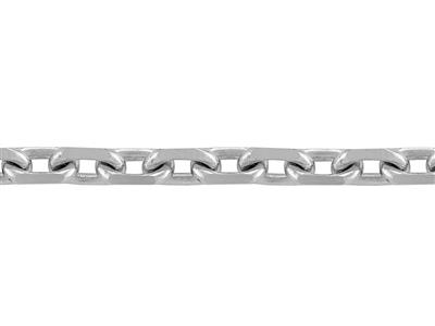 Kette Ankerkette Diamantmasche 1,75mm, 18k Weissgold Pd 13. Ref. 0045 5hj - Standard Bild - 2