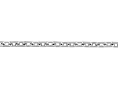 Kette Ankerkette Diamantmasche 1,75mm, 18k Weissgold Pd 13. Ref. 0045 5hj - Standard Bild - 3