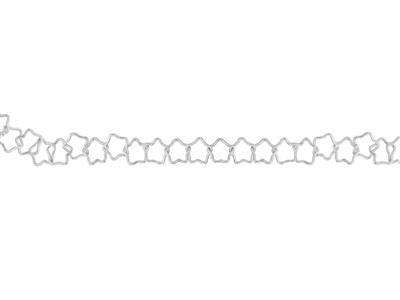 Fantasie Sterne Kette 8 Mm, Silber 925. Ref. 10082 - Standard Bild - 2