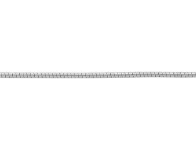 Omega Fantasie Glied Kette Rund 1,30 Mm, Silber 925 - Standard Bild - 2