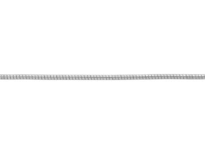 Omega Fantasie Glied Kette Rund 1,30 Mm, Silber 925 - Standard Bild - 3