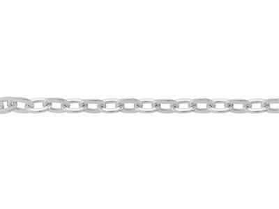 Kette Aus Flachen For\at-maschen 2,90 Mm, Silber 925. Ref. 10123 - Standard Bild - 3
