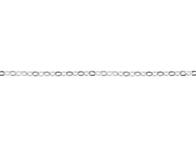 Kette Aus Flachen For\at-maschen 2,90 Mm, Silber 925. Ref. 10123 - Standard Bild - 4