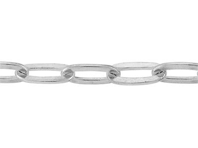 Kette Netz Rechteck 4,35 Mm, Silber925. Ref. 10126