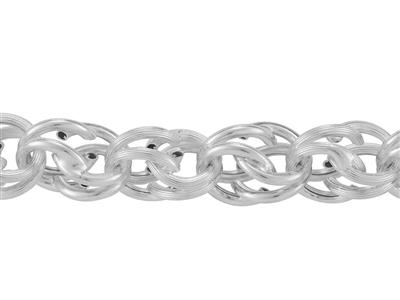 Fantasie-gliederkette Großer Sirup 13,01 X 9,20 Mm, Silber 925. Ref. 10127 - Standard Bild - 2