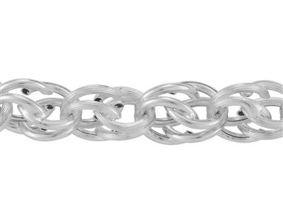 Fantasie-gliederkette Großer Sirup 13,01 X 9,20 Mm, Silber 925. Ref. 10127 - Standard Bild - 3