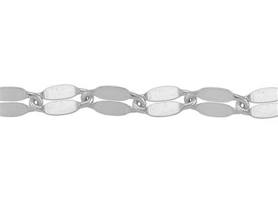 Fantasie Glieder Kette 8,40 X 4,75mm, 925 Silber. Nr. 10135