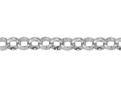 Runde Jaseron-gliederkette 6 Mm, Silber 925. Ref. 10061