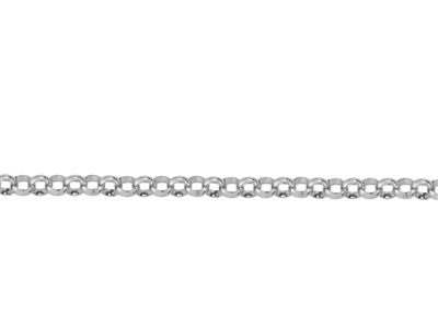 Runde Jaseron-gliederkette 6 Mm, Silber 925. Ref. 10061 - Standard Bild - 3