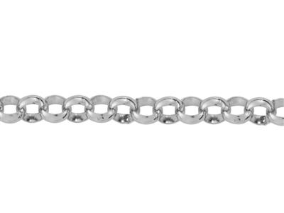 Jaseron-mesh-kette Rund Massiv 8 Mm, Silber 925. Ref. 10181 - Standard Bild - 2