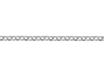 Runde Jaseron-gliederkette Massiv 8mm, Silber 925. Ref. 10181 - Standard Bild - 3