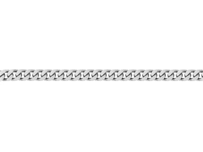 Gourmetkette Mit 4-seitigem Diamantbesatz 8 Mm, Silber 925. Ref. 03881/8 - Standard Bild - 3