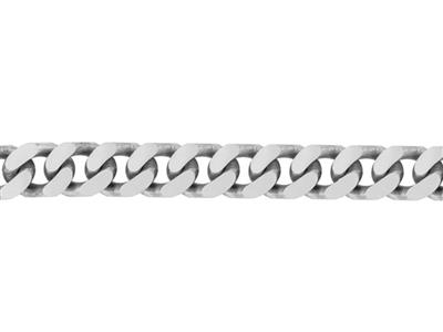 Diamantgeschnittene Gourmetkette Mit 4 Seiten 12 Mm, Silber 925. Ref. 03881/12 - Standard Bild - 2