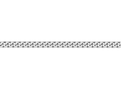 Gourmetkette Mit 4-seitigem Diamantmuster, 12 Mm, 925er Silber. Ref. 03881/12 - Standard Bild - 3