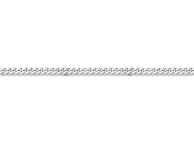 Gourmetkette Flach Gefeilt 4 Seiten10 Mm, Sterlingsilber 925. Ref. Bn L Sl4 - Standard Bild - 3