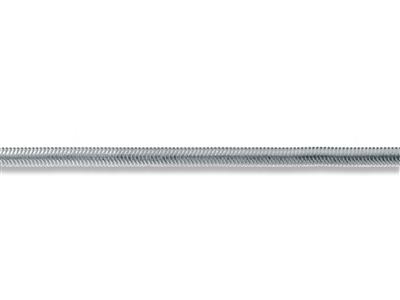 Flache, Ovale Schlangenkette 4,20 Mm, Silber 925. Ref. 10069 - Standard Bild - 2