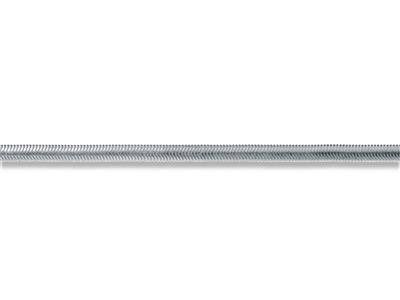 Flache, Ovale Schlangenmasche 4,20 Mm, Silber 925. Ref. 10069 - Standard Bild - 3