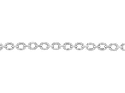 Kette Aus Abwechselnd Ovalen Forçat-maschen 11 Mm, Silber 925. Ref. 10056 - Standard Bild - 3